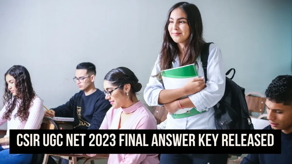 CSIR UGC NET 2023 Final Answer Key