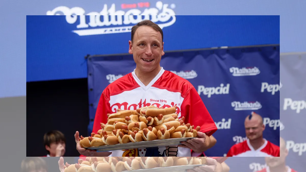 Joey Chestnut Overcomes Rain Delay and Secures 16th Title at Nathan’s Famous Fourth of July Hot Dog Eating Contest