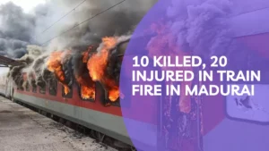 Train Fire in Madurai
