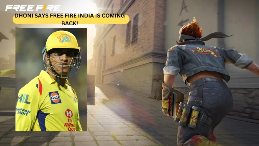 MS Dhoni To Promote Free Fire India 